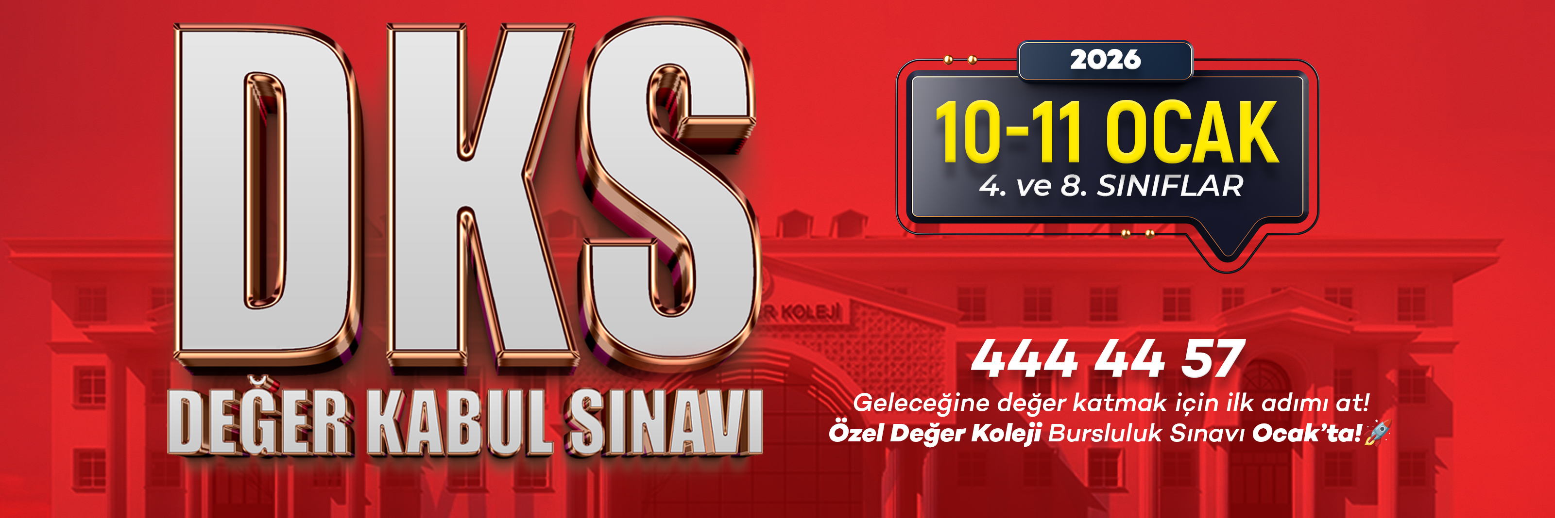 DKS bursluluk kabul sınavı